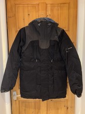 Giubbotto/cappotto piumino d'anatra imbottito nero Helly Hansen uomo nuovo senza etichette taglia SMALL