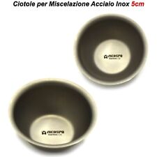 Ciotole Miscelazione Tazza Acciaio Inox Implantologia Laboratorio Odontotecnico