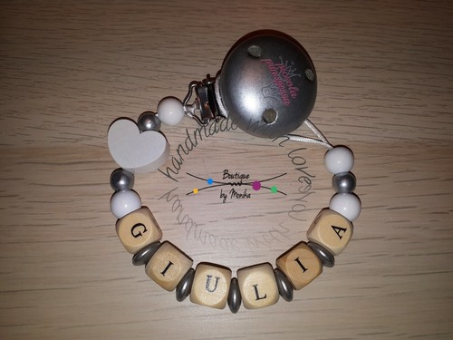 Portaciuccio con nome clip