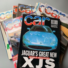 Vintage Car Magazine Back