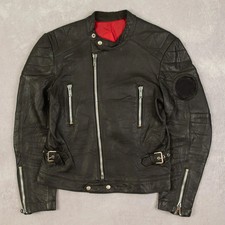 Giacca biker pelle full zip