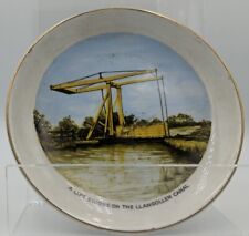 Simpsons Potters ltd Waterway scene n°4 Water wares plate Llangollen canal lift 