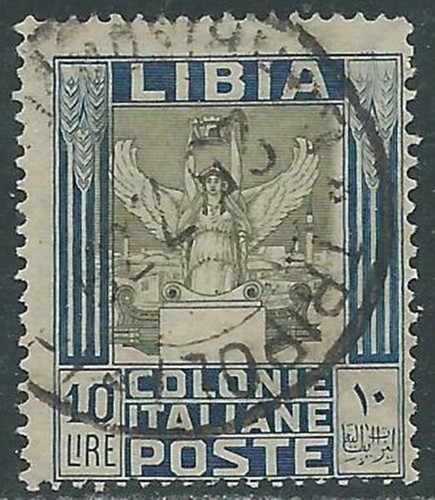 1921 libia usato pittorica - libia,