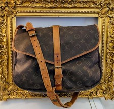 LOUIS VUITTON BORSA SAUMUR 35 Borsa Sella MONOGRAM VINTAGE Anno 1992