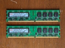 Hynix RAM 1GB + 1GB (2 GB tot) PC2-6400U SDRAM DDR2 667 MHz 240 Pin PC Desktop