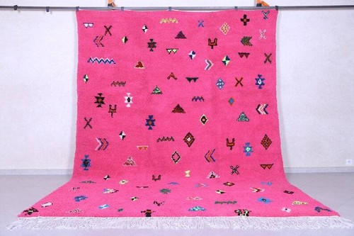 Tappeto marocchino rosa - ,