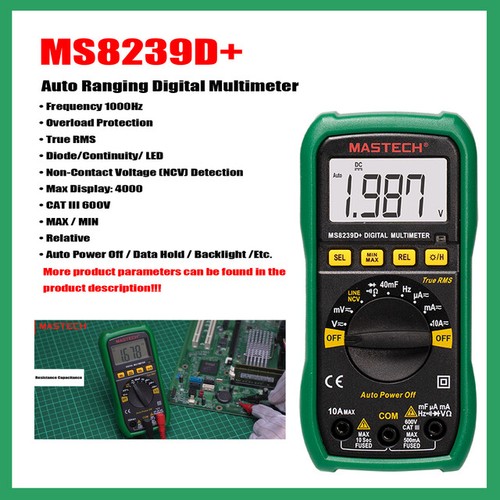 Mastech ms8239d multimetro - ms8239d+,