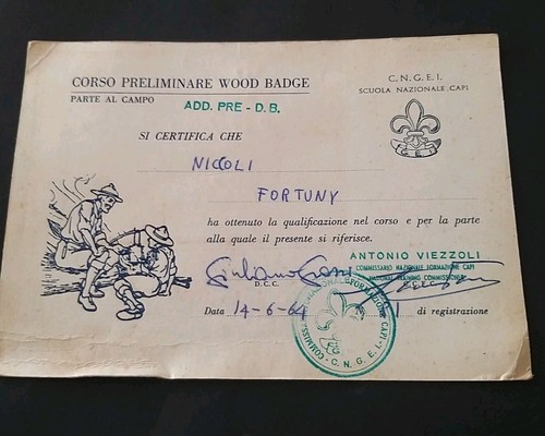 Brevetto scout del 1964 - ,