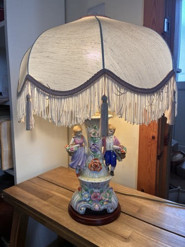 Lampada ceramica capodimonte - lampada,