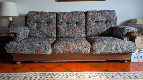 Divano letto posti rustico - divano,