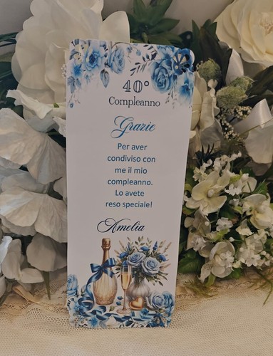 Segnaposto compleanno adulti