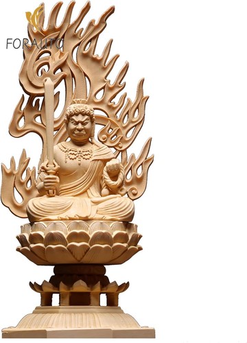 Statua legno intagliato - legno,