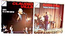 CLAUDIO VILLA 2 LP  CANTA SE LA VUOI CANTAR -- BUONA FORTUNA A TE
