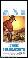 ..E VENNE L'ORA DELLA VENDETTA LOCANDINA CINEMA WESTERN COMANCHE BLANCO PLAYBILL
