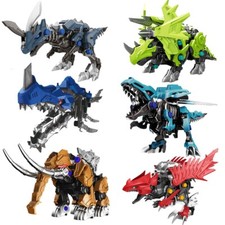 Modellino dinosauro meccanico elettrico giocattoli T-Rex Triceratops blocchi da costruzione bambola