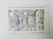 Cartolina fosse ardeatine inps - cartolina,