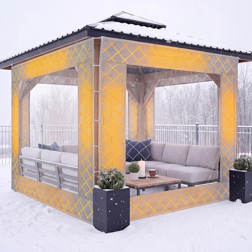 Confezione tende gazebo - 4,