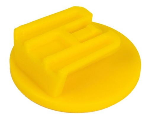 Clip adesiva gialla - clip,