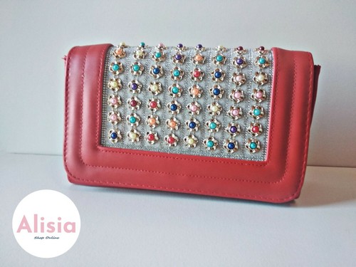 Borsa donna tracolla rossa - borsa,