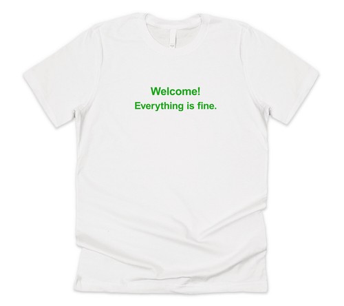 Shirt maglietta welcome - t-shirt,