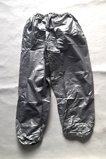 Pantalone Sauna PVC Dimagrante per Sudare XXL Plastica Snellente Argento __S1