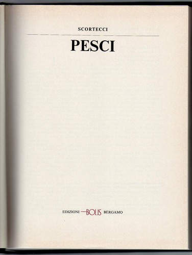 Animali zoologia pesci - i,