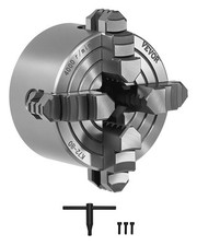 VEVOR Set di Mandrino per Tornio a 4 Griffe Autocentrante per Legno Metallo