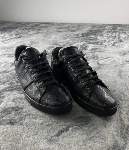 Gucci sneakers pelle monogram - sneakers,