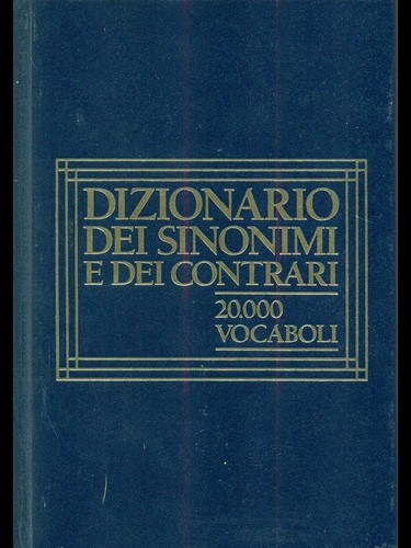 Dizionario dei sinonimi - sinonimi, e