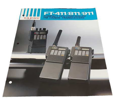 Brochure yaesu 411 811 911 - brochure, ft-411/811/911