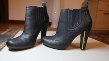 scarpe Guess donna Taglia 36 con tacco colore nero in pelle