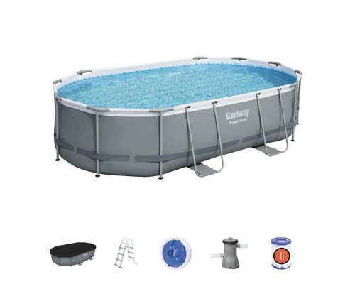 Piscina fuoriterra ovale power - piscina,