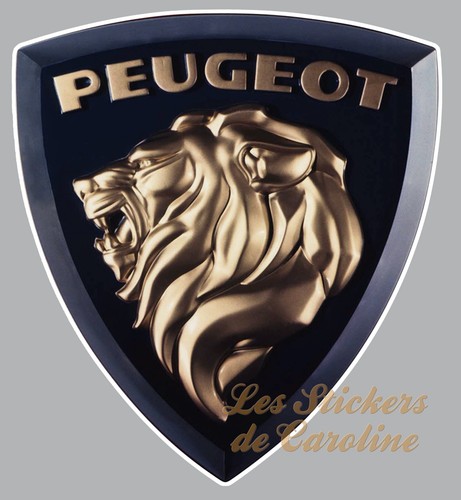 Sticker logo peugeot lion - sticker,