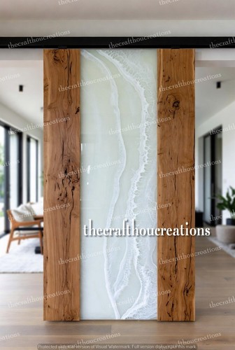 Porta legno fiume resina - in,