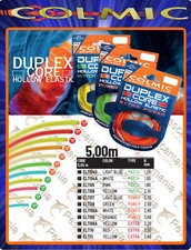 Elastico tubolare Colmic DUPLEX CORE HOLLOW ELASTIC mt.5,00 per Roubaisienne