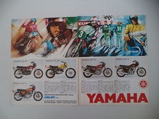 advertising Pubblicità 1974 MOTO YAMAHA RD 350/DT 360/TX 750/TX 500/TX 650
