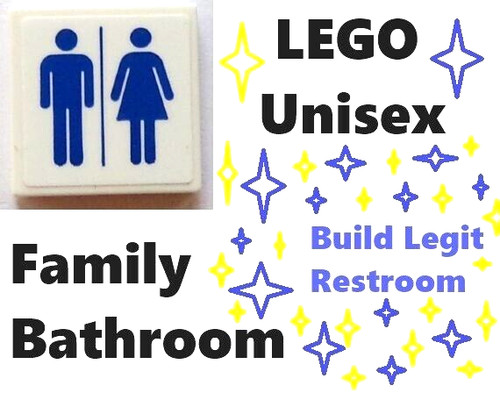 Lego insegna bagno unisex - bagno,