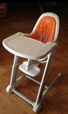 seggiolone pappa usato arancione come nuovo usato poche volte 