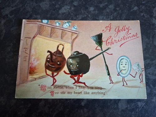 Vintage postcard christmas - vintage,