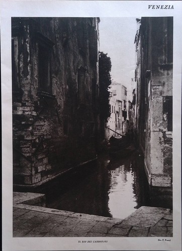 Stampa del 1926 venezia rio - del,