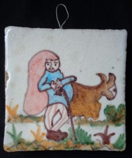 MATTONELLA CERAMICA VIETRI ANNI '40 ASINO POTTERY NO DOLKER KOWALISKA GAMBONE RA