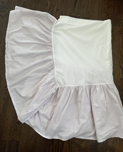 Gonna letto matrimoniale rosa
