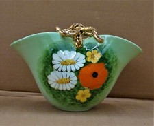 🟡 M1250 VASETTO FLOREALE ROMETTI UMBERTIDE ITALY EPOCA 900-