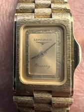 Orologio Vintage Longines Tono Oro Quarzo Svizzero Bracciale Texturizzato, Modello M23704