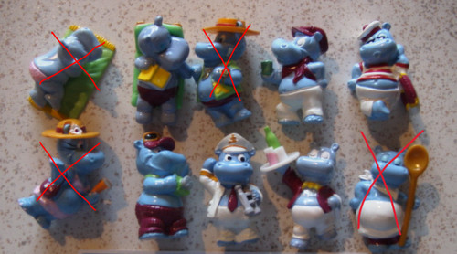 Scegli figurine happy hippo - scegli,