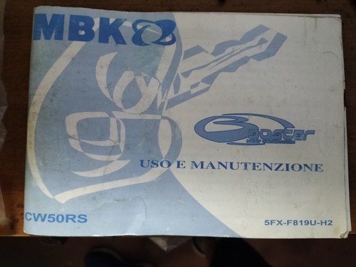 Uso manutenzione mbk booster - manutenzione,