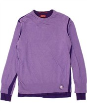 Maglione maglione girocollo uomo WILLIAMS WILSON XL viola colorblock CC25