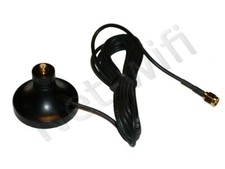Base magnetica antenna wi-fi cavo 3 m connettore rp sma plug wifi wireless wlan