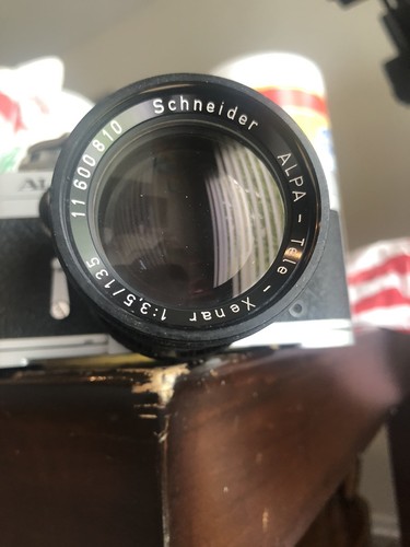 Alpa xenar 135mm lens - xenar,