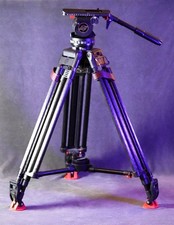 Sachtler Video 20 SB sistema treppiede Speedlock CF HD con ragno centrale e piedi